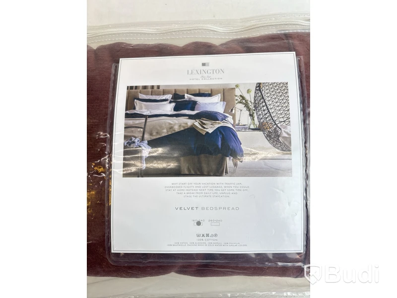 Överkast Lexington velvet Five star hotel collection. Ord. pris inkl. moms: 2795 kr.