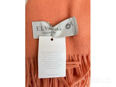Filt Elvang orange sorbet Alpacka/ull. Ord. pris inkl. moms: ca 1299 kr.