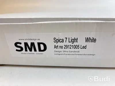 Adventsljusstake SMD Spica, vit. Ord. pris inkl. moms: ca 2075 kr.