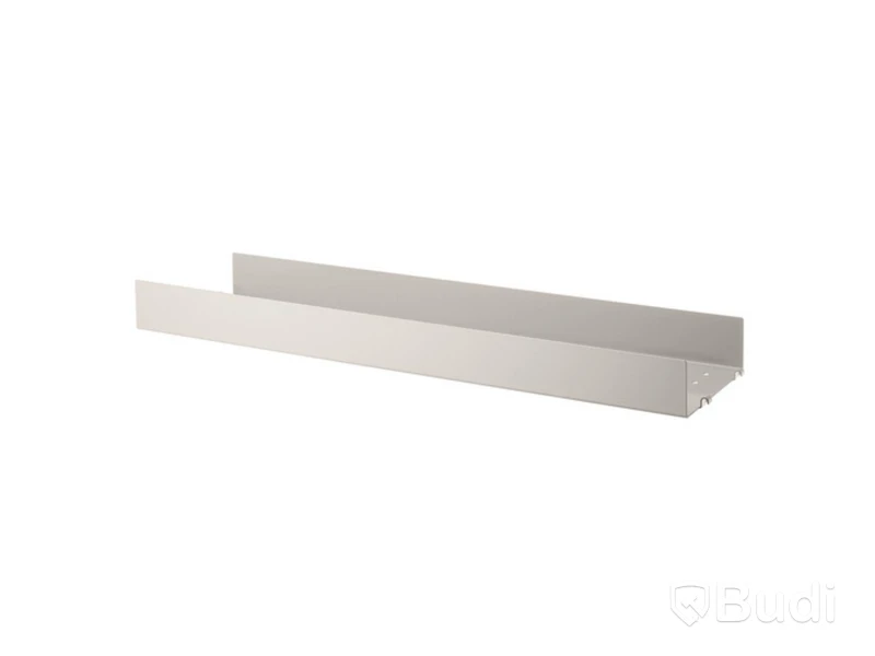 3 st. Hyllplan String, hög kant metall, beige, Ord. pris inkl. moms: ca 2400 kr