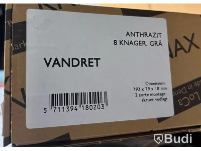 Klädhängare LoCa, Knax 8 krokar antracit, Ord. pris inkl. moms: ca 3355 kr