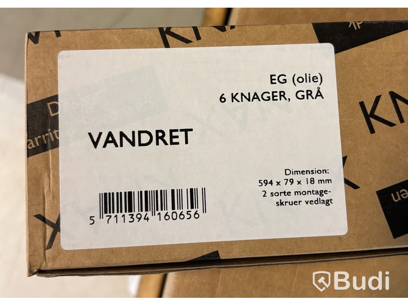 Klädhängare LoCa, Knax 6 krokar, oljad ek, Ord. pris inkl. moms: ca 2700 kr