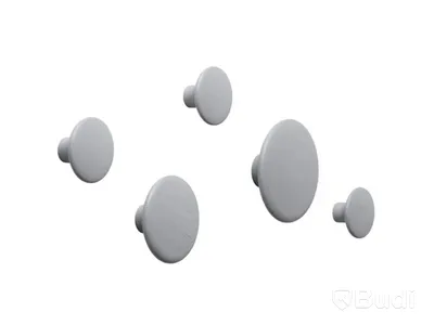 12 st. Dots Wood Muuto, olika storlekar, mörkgrå, Totalt ord. pris inkl. moms: ca 2800 kr