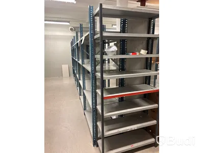 Hyllsektion för lager, båda sidor