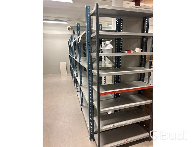 Hyllsektion för lager, båda sidor