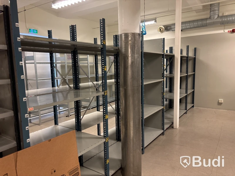 Hyllsektion för lager, båda sidor
