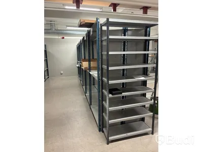 Hyllsektion för lager, båda sidor