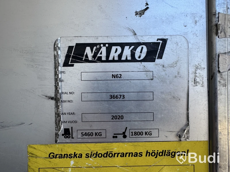 Refrigerated trailer Närko D4ZB12N62 -2024 | Mitsubishi
