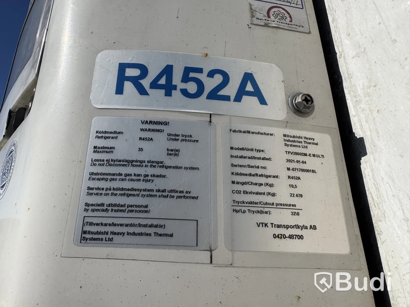 Refrigerated trailer Närko D4ZB12N62 -2024 | Mitsubishi