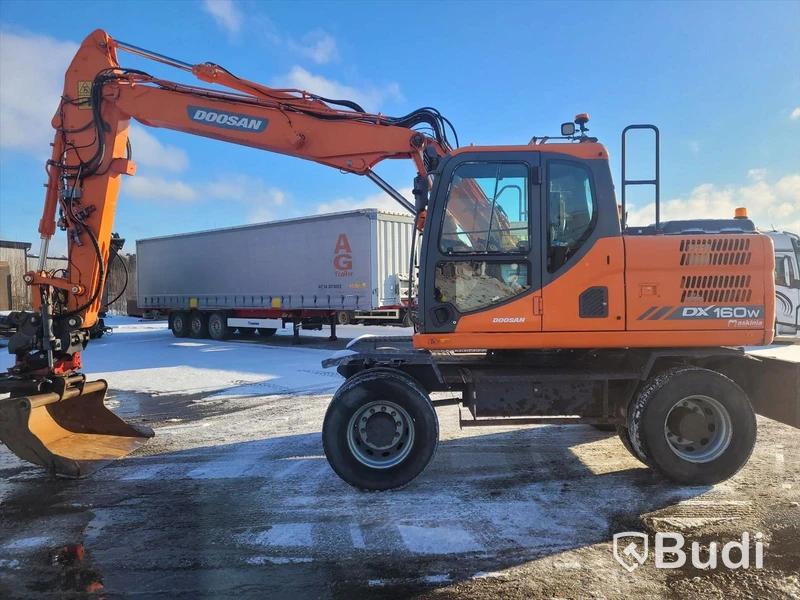 Hjulgrävare Doosan DX140W -2016 | Rototilt