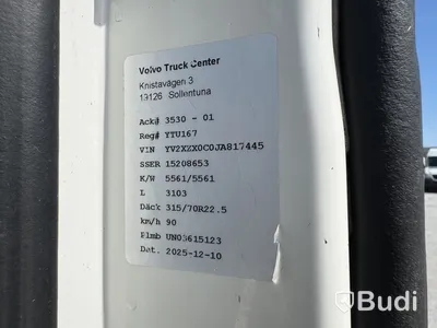 Kranväxlare Volvo FMX 12.7 450 6*2 I-Shift -2017 | HMF | JOAB 17t
