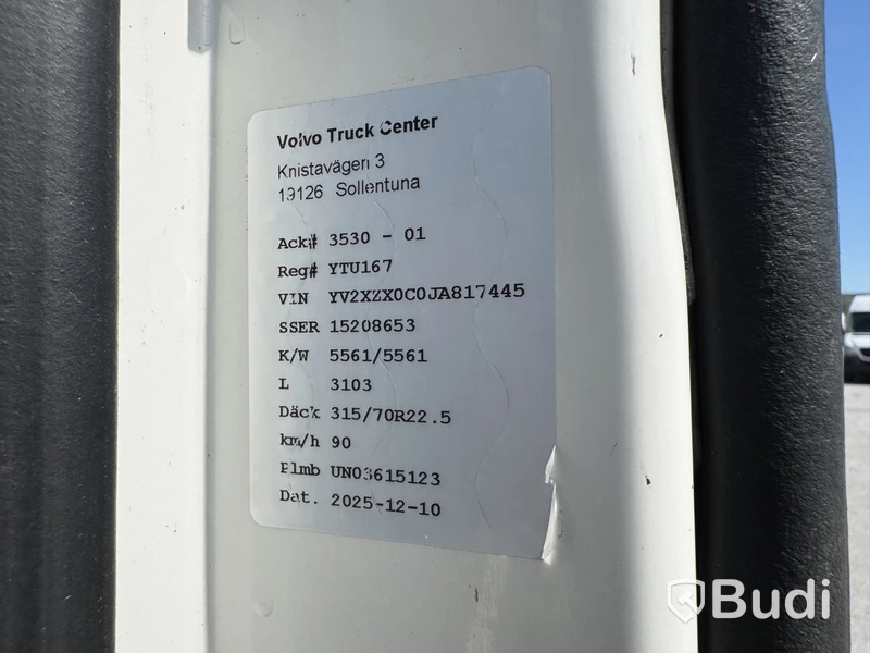 Kranväxlare Volvo FMX 12.7 450 6*2 I-Shift -2017 | HMF | JOAB 17t
