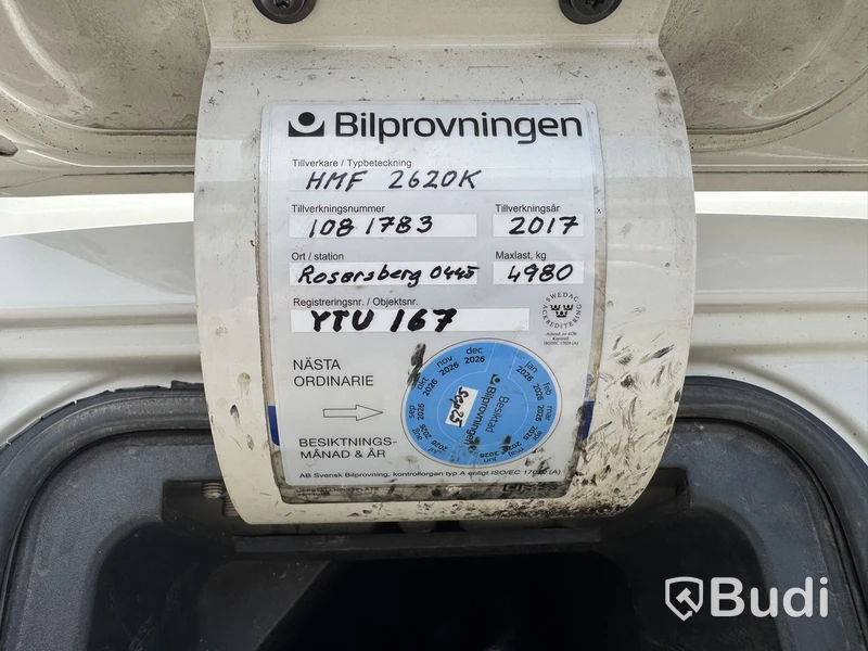 Kranväxlare Volvo FMX 12.7 450 6*2 I-Shift -2017 | HMF | JOAB 17t