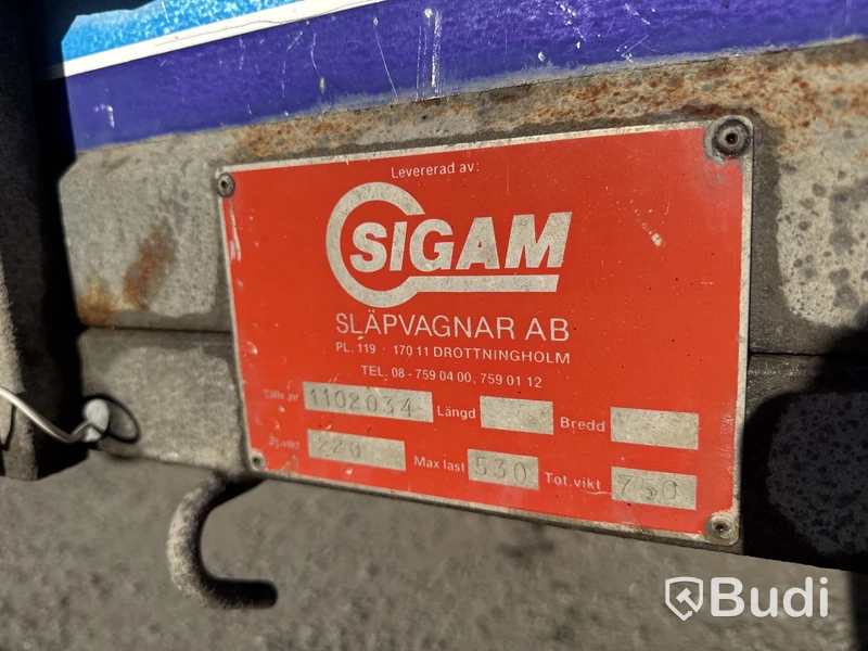 Släp Reko Trailer 750 SG -2002