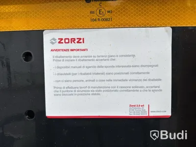 Schakttrailer Zorzi 36S075PRS -2023 | Nybesiktigad
