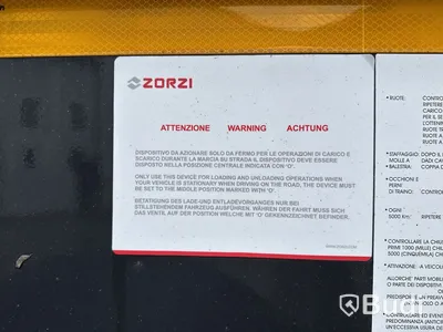 Schakttrailer Zorzi 36S075PRS -2023 | Nybesiktigad