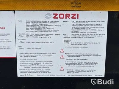 Schakttrailer Zorzi 36S075PRS -2023 | Nybesiktigad