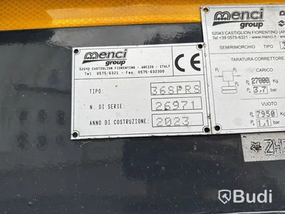 Schakttrailer Zorzi 36S075PRS -2023 | Nybesiktigad