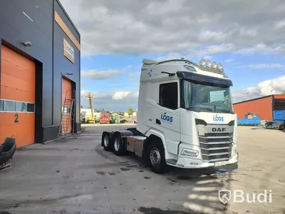 Dragbil DAF XF 530 FTS, 2023 Regnr. HAJ01E Mätarställning (km): 16 871 mil