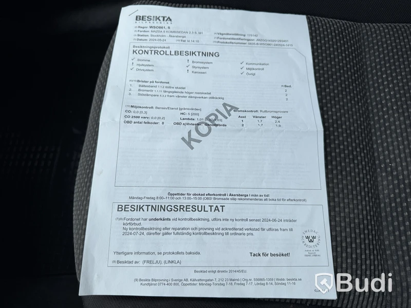Mazda 6 Sport 2.3 MZR -2005 | Dragkrok