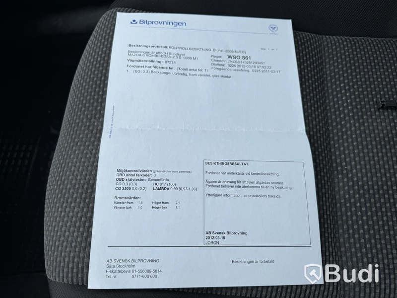 Mazda 6 Sport 2.3 MZR -2005 | Dragkrok
