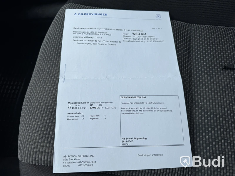 Mazda 6 Sport 2.3 MZR -2005 | Dragkrok