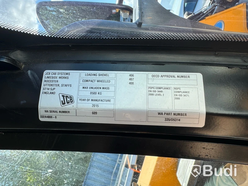 Hjullastare JCB 409 T4 -2016