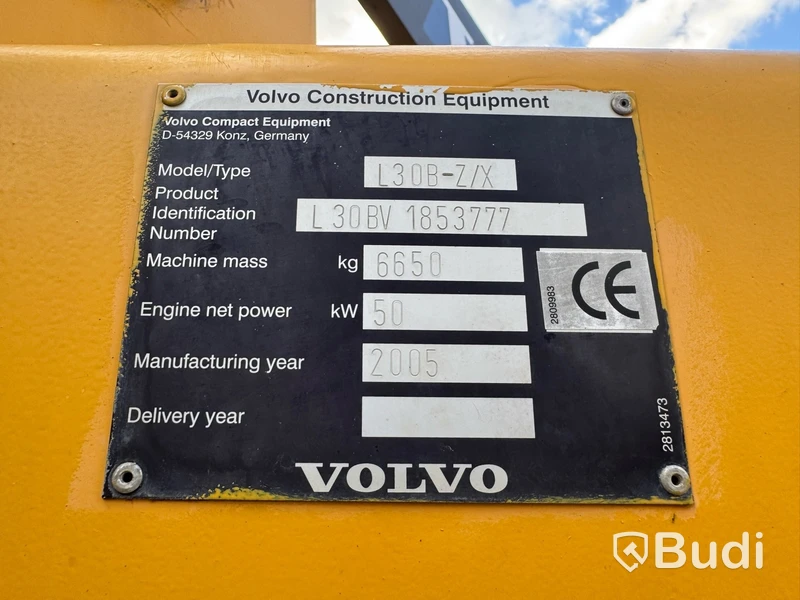 Hjullastare Volvo L30 -2005 | Med redskap