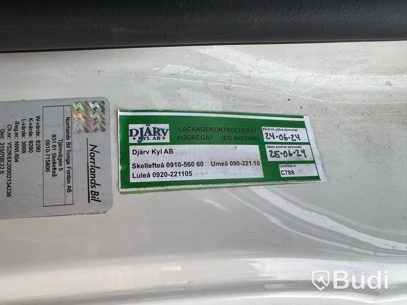 Kylbil Scania R450 B 6X2*4 NB -2017 | Carrier | Full-luft
