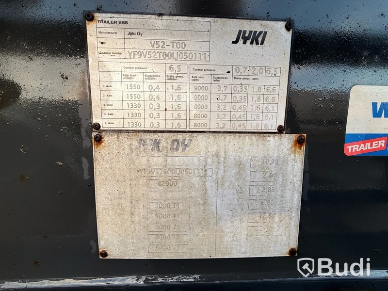 Timmersläp JYKI V52-T00 -2020
