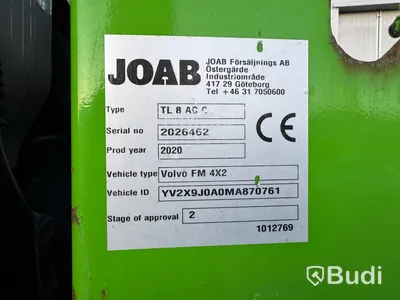 Liftdumper Volvo FM 10.8 4x2 I-Shift -2020 | JOAB | Full-luft