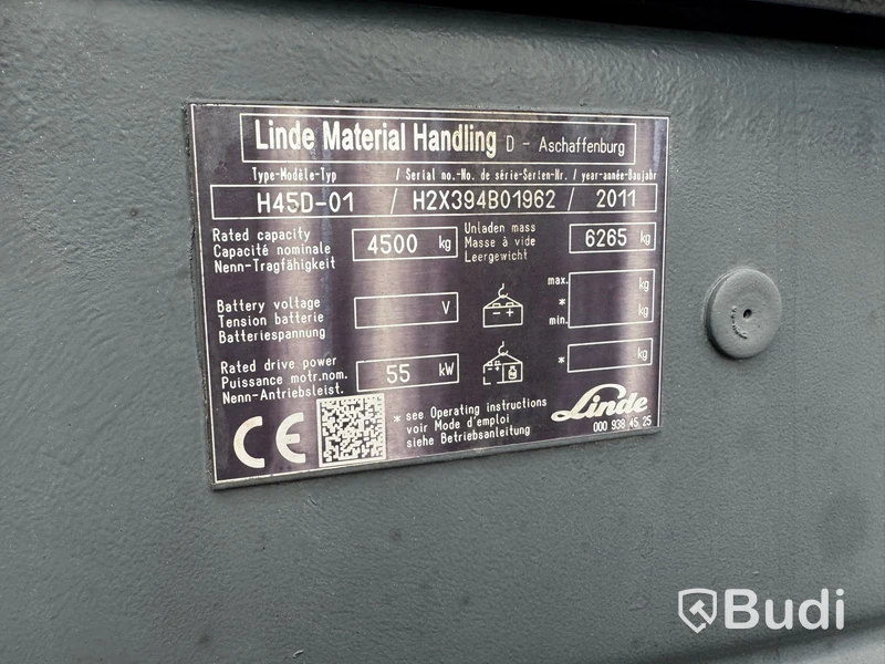 Motviktstruck Linde H45D -2011 | Diesel