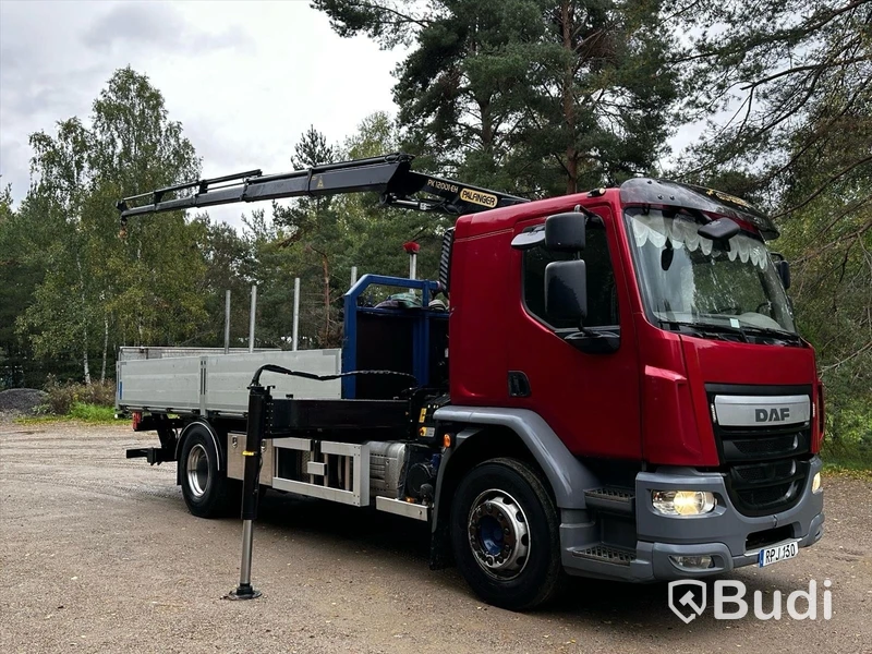 Kranbil DAF FA LF290I -2016 | Palfinger-kran & Bakgavellyft