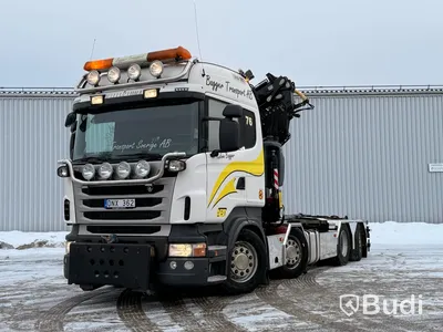 Kranväxlare Scania R480 8X2-6 -2013 | Fassi-kran | Palfinger 17T | Plogutrustad