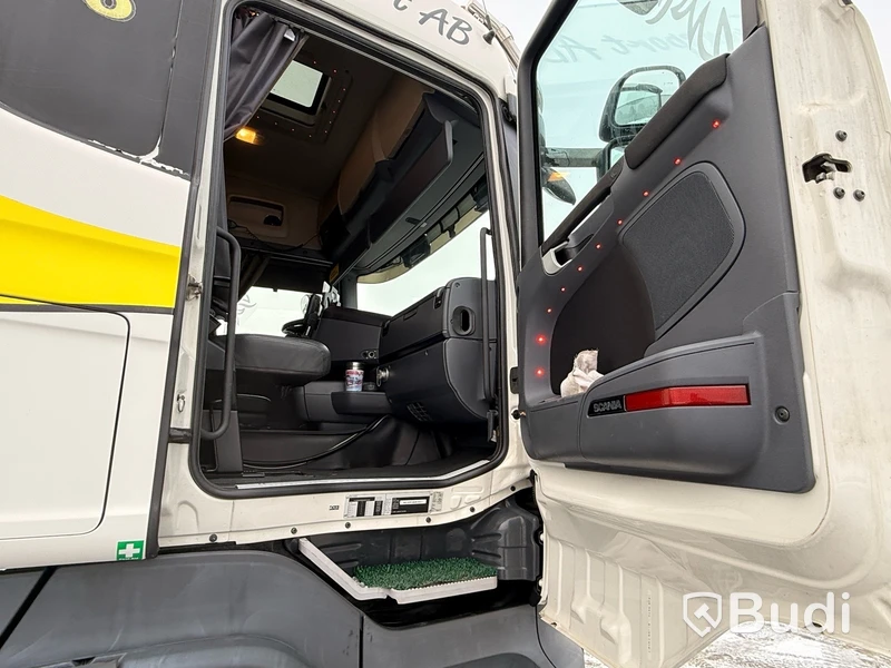 Kranväxlare Scania R480 8X2-6 -2013 | Fassi-kran | Palfinger 17T | Plogutrustad