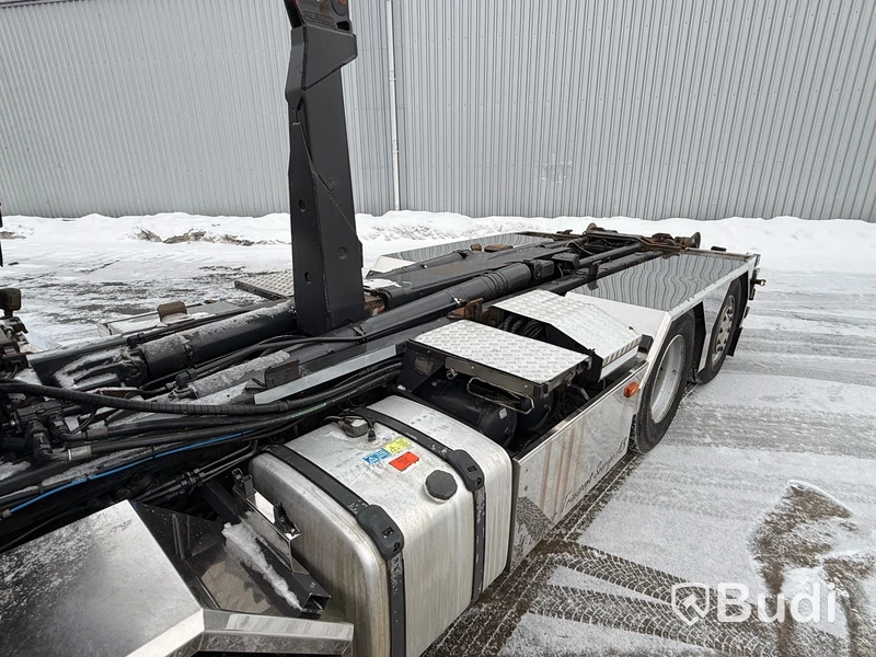 Kranväxlare Scania R480 8X2-6 -2013 | Fassi-kran | Palfinger 17T | Plogutrustad