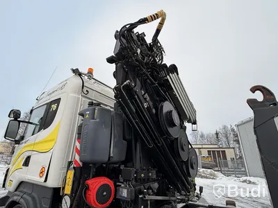 Kranväxlare Scania R480 8X2-6 -2013 | Fassi-kran | Palfinger 17T | Plogutrustad