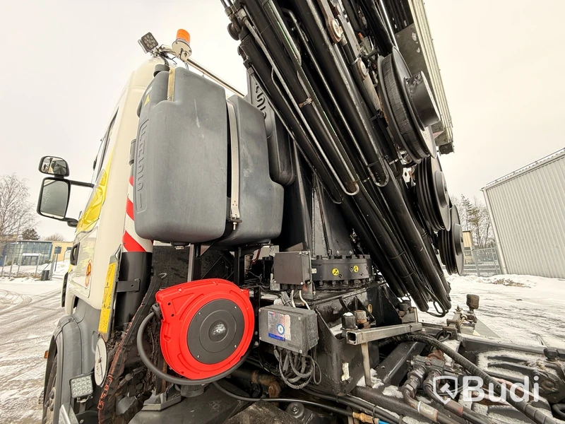 Kranväxlare Scania R480 8X2-6 -2013 | Fassi-kran | Palfinger 17T | Plogutrustad