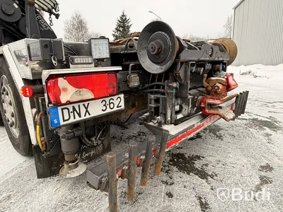 Kranväxlare Scania R480 8X2-6 -2013 | Fassi-kran | Palfinger 17T | Plogutrustad