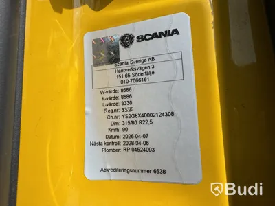 Kranbil Scania G410 8x4-4 12.7 -2016 | HIAB