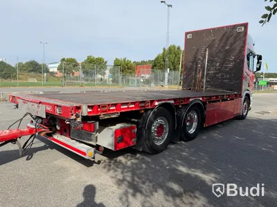 Flakbilsekipage Scania R650 6x2 16.4 -2020 | Tyllis