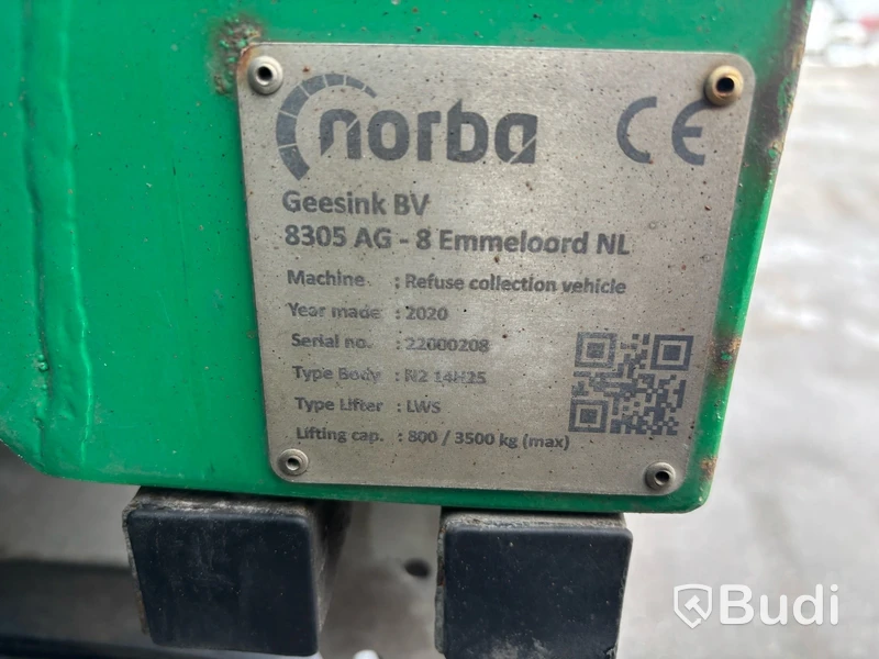 Refuse truck DAF FAN CF340Y -2020 | Rear loader / Side loader | Full air suspension