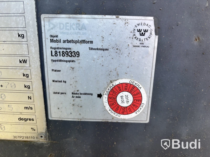 Bomlift Haulotte HA16 PXNT -2007 | Reparationsobjekt
