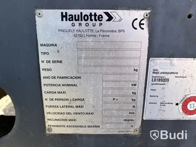 Bomlift Haulotte HA16 PXNT -2007 | Reparationsobjekt