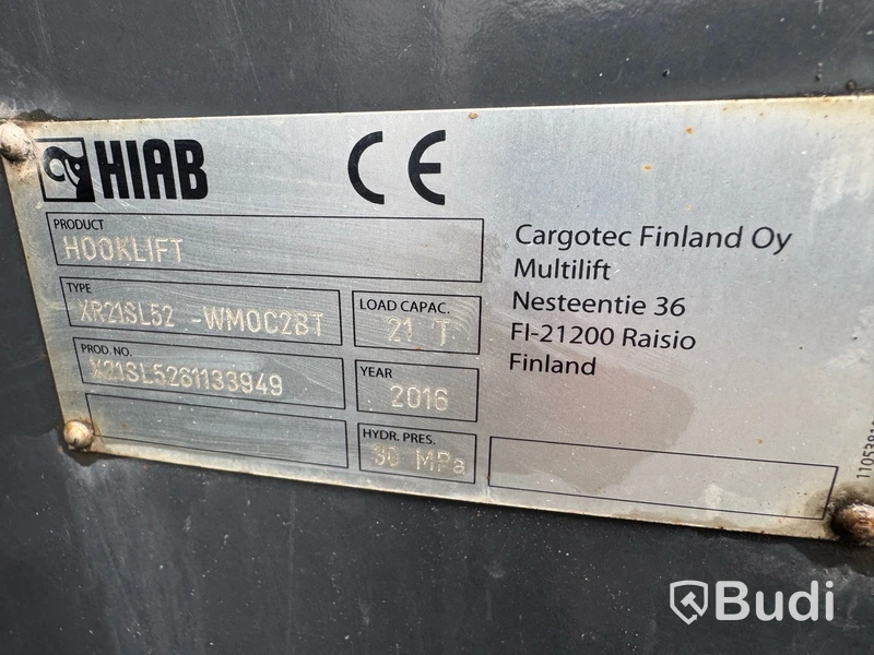 Lastväxlare Scania G450 LB 6X2*4 HNB -2016 | HIAB 21-ton | Full-luft
