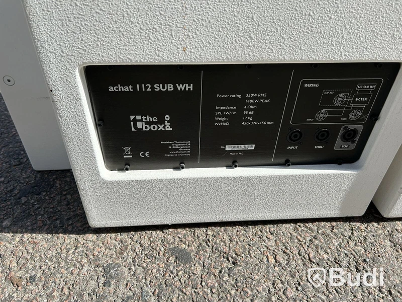 the box pro speakers, 4 pcs