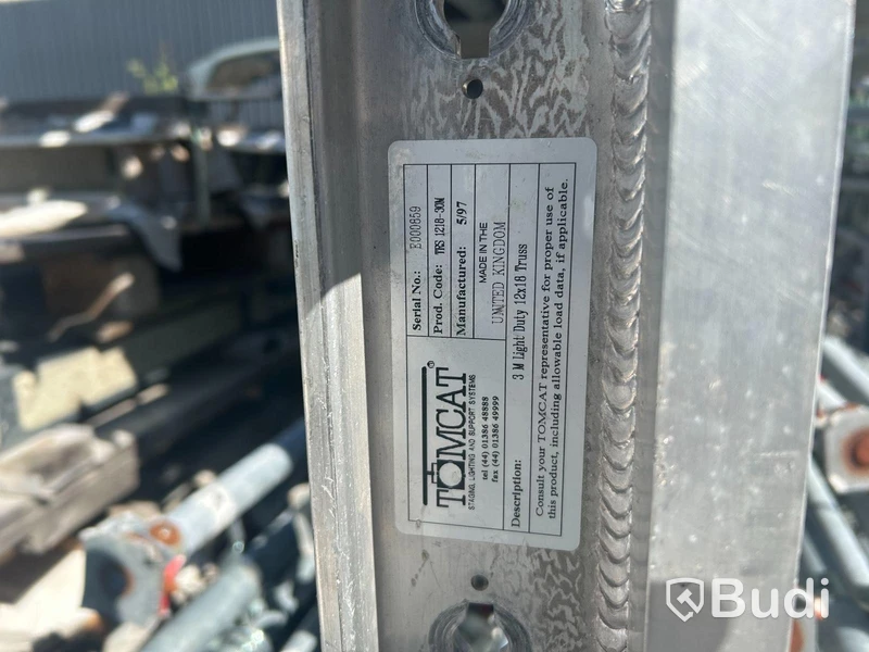 Tomcat aluminium truss, assorted lots
