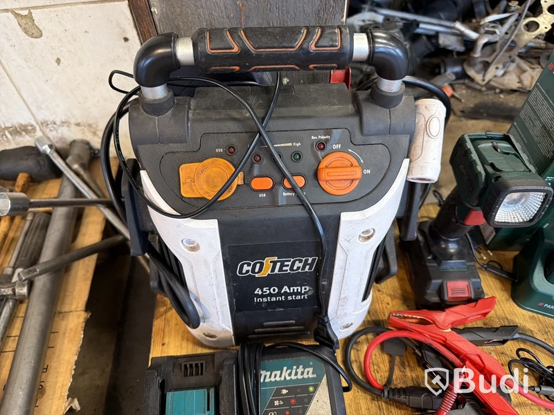 Startbooster & batteriladdare m.m.