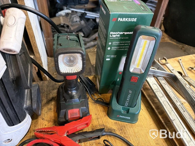 Startbooster & batteriladdare m.m.