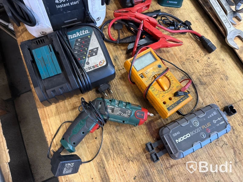 Startbooster & batteriladdare m.m.